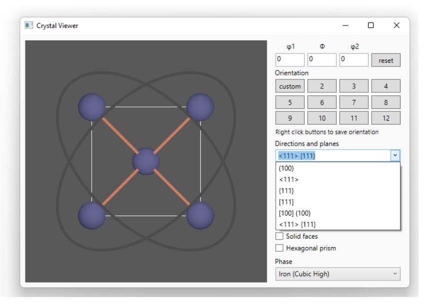 3D Crystal Viewer