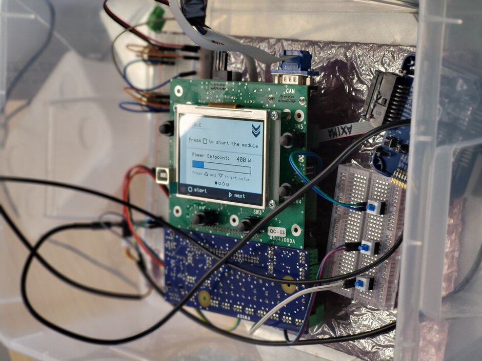 Firmware pro řízení výroby vodíku pomocí elektrolýzy pro klienta LeanCat