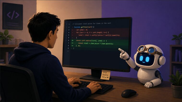 AI-Assisted Code Review Directly in the Development Studio