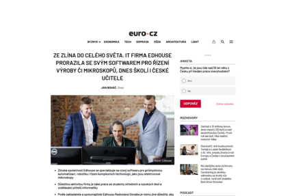 Evropa potřebuje posílit investice do vlastních technologií, říká Radoslav Slovák