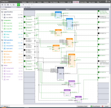Configuration in InteliConfig (ComAp customer)