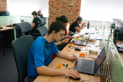 Studenti SPŠ Zlín na praxi v edhouse 2023