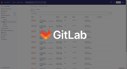 Automatické spouštění testů během buildu v GitLabu