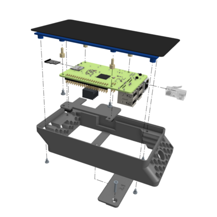 Exploded view 3D model