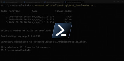 Downloading Folders Using PowerShell