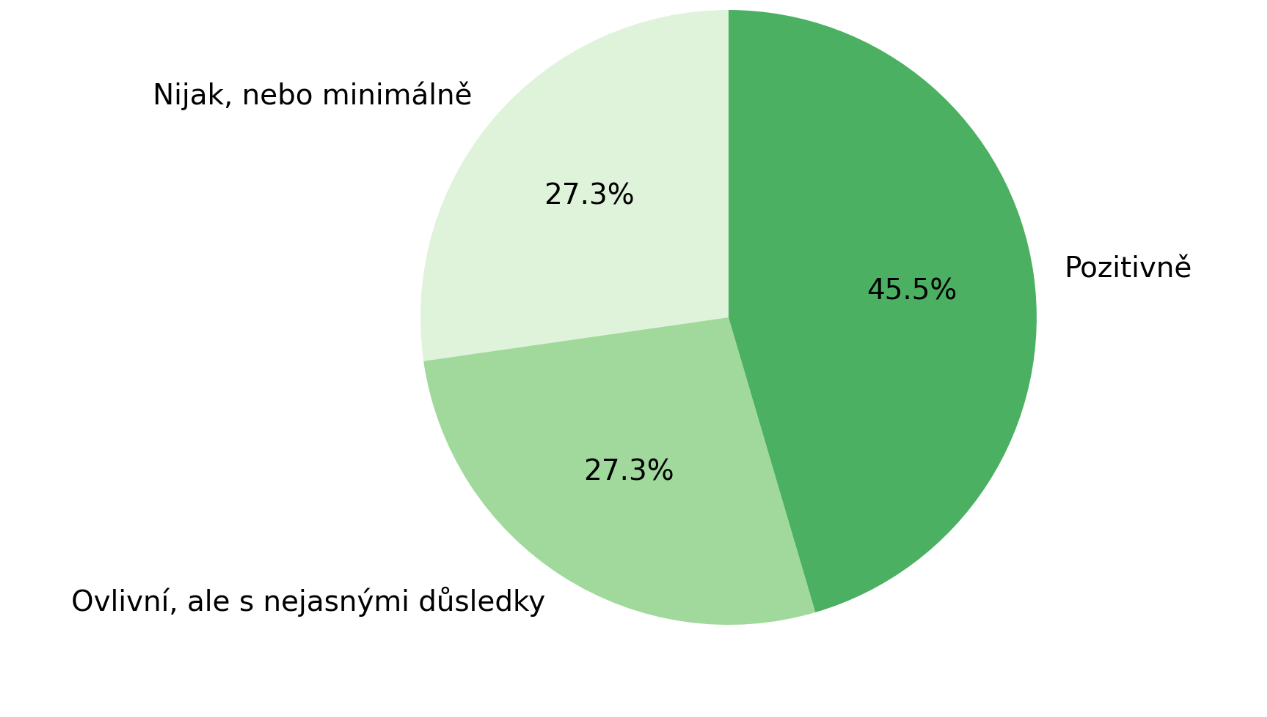 Graf: jak hodnotí lokální IT specialisté vliv AI na svou práci