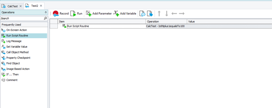 TestComplete - Výsledek testu napsaného v Pythonu