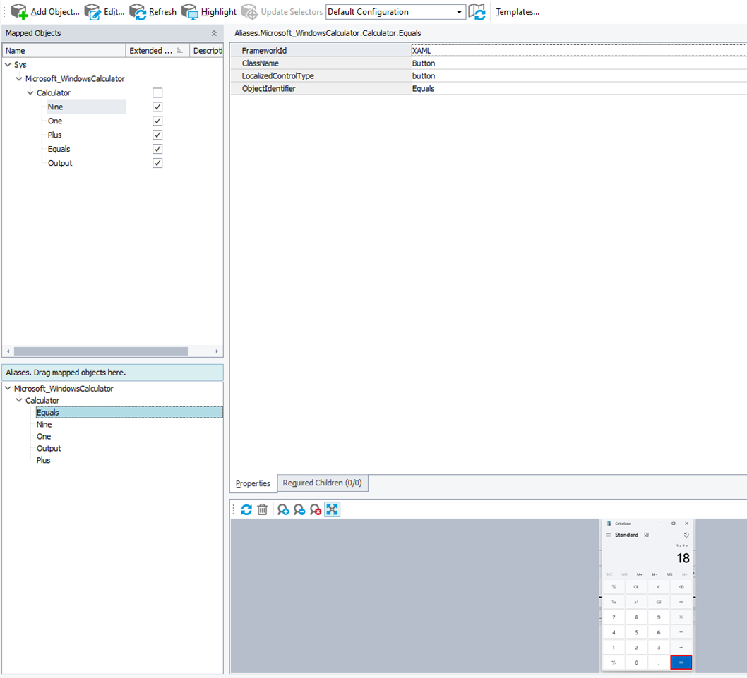 TestComplete - Mapování objektů