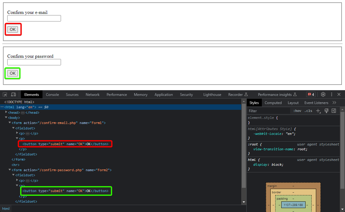 Více elementů se stejnými vlastnostmi